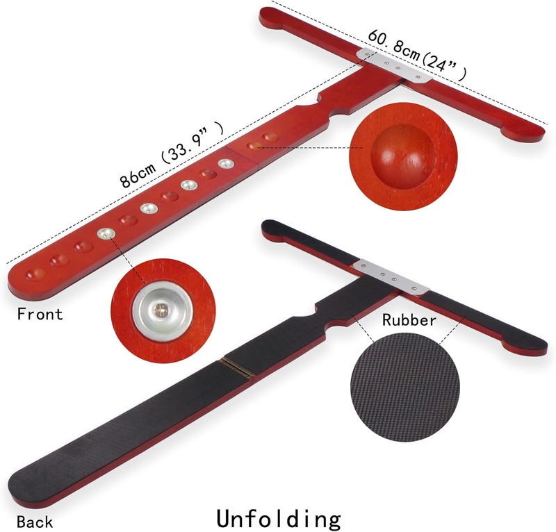 Rockhouse Cello Endpin Stopper, End Pin Anchor Rest Holder Wood Non Slip Rock Stop for Cello Floor Protector with Rubber Pad Cellist Accessories - Image 4